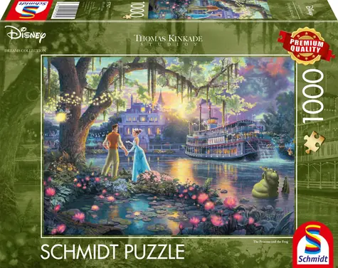 Schmidt Puzzle Die Prinzessin und der Frosch / 1000 Teile
