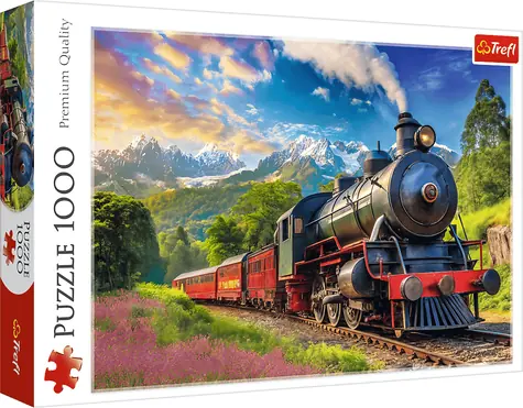 Trefl Puzzle Reise mit dem Zug / 1000 Teile / 68,3 x 48 cm