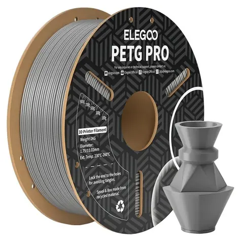 ELEGOO PETG Pro grau / Druckfilament / PETG / 1,75 mm / 1 kg