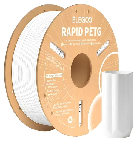 ELEGOO Rapid PETG weiß / Druckfilament / 1 kg / bis zu 600 mm/s