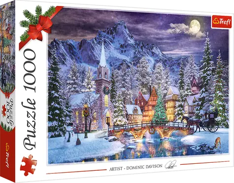 Trefl Puzzle Weihnachtsstimmung / 1000 Teile / 68,3 x 48 cm / Kinder und Erwachsene