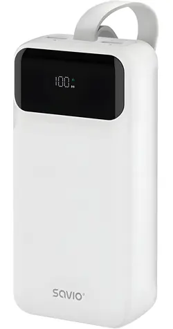 Savio BA-11 weiß / Powerbank / 30000 mAh