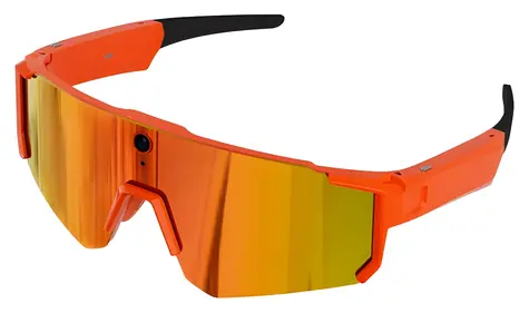 Colmi V06 AI orange / Intelligente Sonnenbrille / 8-MP-Kamera / 2K-Video / Bluetooth 5.3 + WLAN / IP54