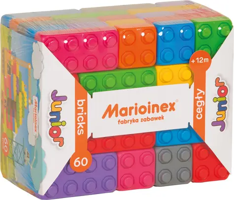 MARIOINEX Bausteinset Junior / 60 Teile
