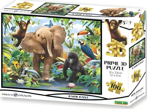 Prime 3D-Puzzle Dschungel / 100 Teile / 3D-Effekt