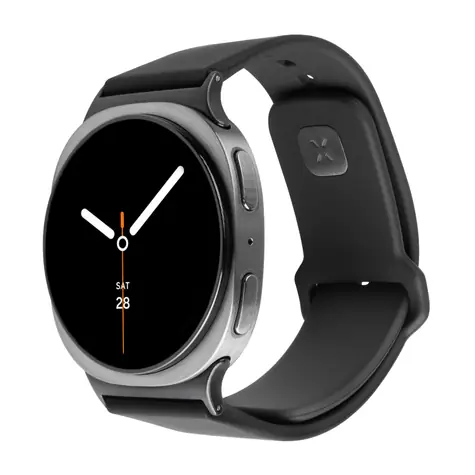 FIXED Silikon-Sportarmband für Samsung Galaxy Watch 8, schwarz / Armband / Silikon / Schnellverschluss / 2 Größen