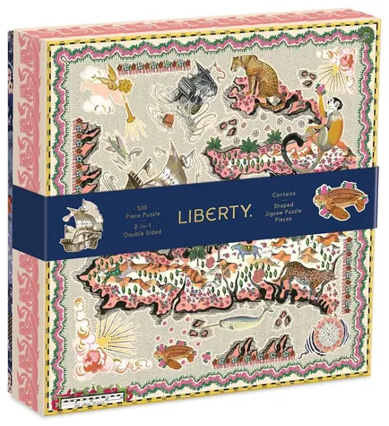 Galison Doppelseitiges Puzzle 2in1 Liberty Maxine London / 500 Teile