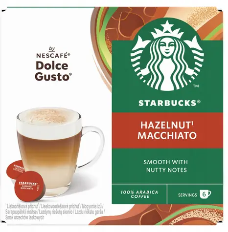 Starbucks Dolce Gusto Haselnuss Macchiato 12 Stück / Kapselkaffee