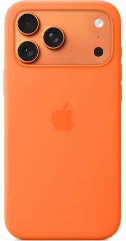 Apple Silikonhülle mit MagSafe, orange / Hülle / Apple iPhone 17 Pro Max / Silikon