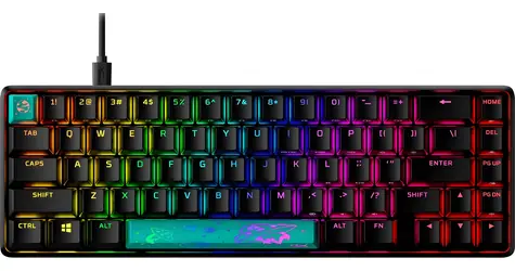 HyperX Alloy Origins 65 schwarz / Gaming-Tastatur / mechanisch / RGB / US / USB