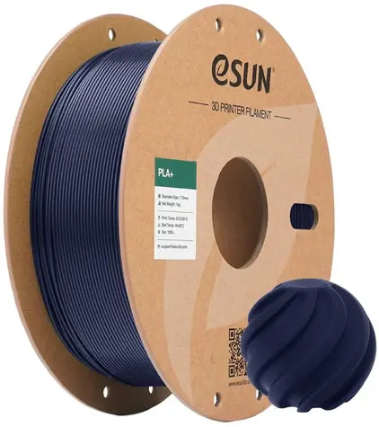 eSun Filament PLA+ dunkelblau / Druckfilament / 1,75 mm / 1 kg