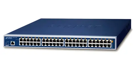 Planet HPOE-2400G v6 / PoE-Injektor / 802.3at / 24+24 Ports / Gigabit / Scheduler / 720 W