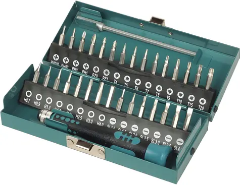 Wolfcraft MICRO / Bit-Set / 32-teilig.