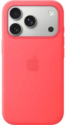 Apple Silikonhülle für iPhone 17 Pro, Farbe: Bright Guava / Hülle / Silikon / MagSafe