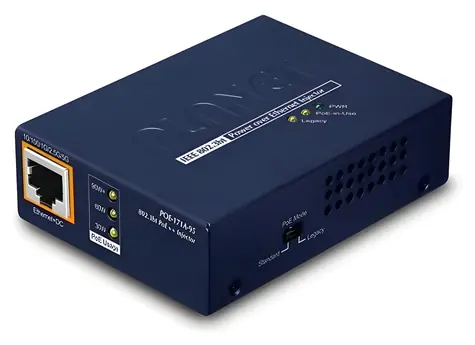Planet POE-171A-95 / PoE-Injektor / IEEE 802.3bt / 95 W / 1000Base-T / Desktop
