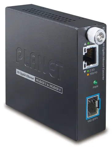 Planet XST-705A / Medienkonverter / 10G/5G/2,5G/1G/100M / SFP+-Steckplatz / 10GBASE-X