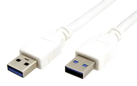 OEM Value USB-A - USB-A weiß / Kabel / USB 3.0 / 5 Gbit/s / 1,8 m