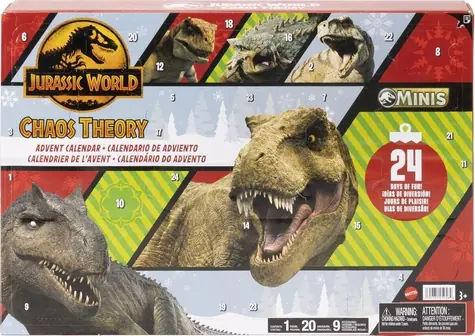 Mattel JBG37 Adventskalender Jurassic World / Kunststoff / 4-99 Jahre