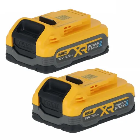 DeWalt DCBP318S2 / Akku XR PowerStack / 18 V / 3,5 Ah / Li- ION / 2 Stück