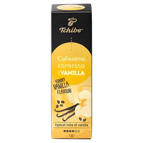 Tchibo 535972 Cafissimo Espresso Vanille / Kaffee in Kapseln / 10 Stück