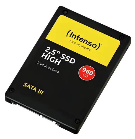 INTENSO High 960 GB / 2,5-Zoll-SSD / SATA III / R: 520 MBit/s / W: 480 MBit/s