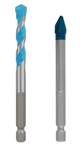 BOSCH Expert HEX-9 Hartkeramik + MultiConstruction / Bohrerset /  8 mm / 2 Stück