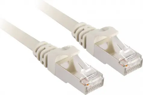 Sharkoon RJ45 Cat.6 SFTP grau / Patchkabel / Gigabit-Ethernet / 0,25 m