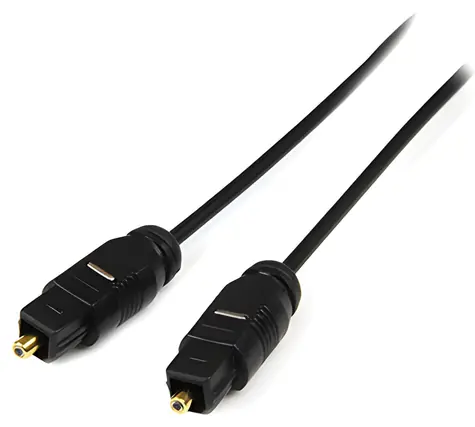 Neutrales Toslink-Stecker-Stecker-schwarzes optisches Audiokabel / SPDIF / 2 m
