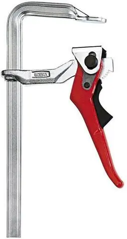 Bessey classiX GSH30 silber/rot / Hebelzwinge / 300 x 140 mm / Spannkraft bis zu 7500 N