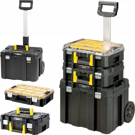 Stanley FMST1-80101 / PRO-STACK Mobiler Werkzeugkoffer / 69,3 × 53,5 × 44,6 cm
