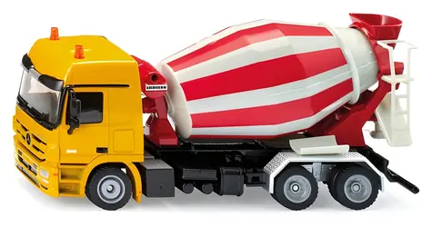 Siku Super Betonmischer-LKW rot, weiß / 1:50 / ab 3 Jahren