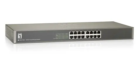 LevelOne FSW-1650 / Switch / 16 Ports / 10/100 Mbit/s / 19"-Rack
