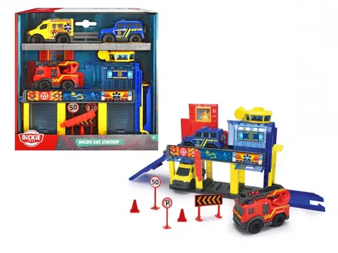 DICKIE Micro SOS Station / Retter-Spielset
