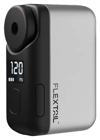 Flextail Tiny Bike Pump Pro grau / Tragbare Fahrradpumpe / Druck 120 PSI / USB-C