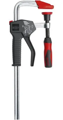 Bessey EHZ-2K 600/100 / Einhandklemme / 2K-Griff / 600 x 100 mm