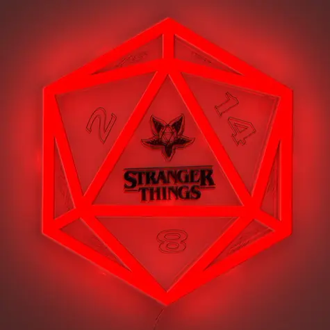 Paladone Stranger Things D20 Neonlicht / Wandleuchte / USB / LED