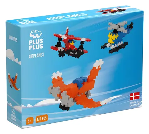 PLUS- PLUS Basis-Flugzeuge / 170 Stück