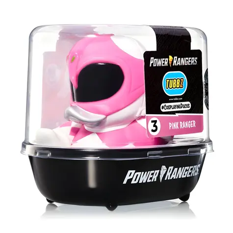 NUMSKULL TUBBZ Power Ranger Pink Ente, Erstauflage / Sammlerfigur / Kunststoff / 9 cm