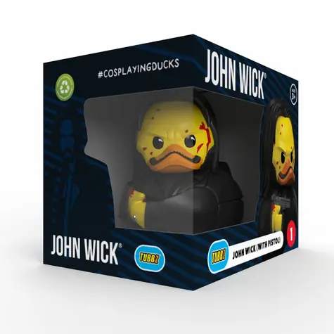 NUMSKULL TUBBZ Ente John Wick - Pistole / Sammlerfigur / 9 cm