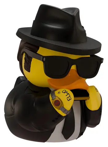 TUBBZ Blues Brothers Elwood Duck Sammleredition / Sammelfigur / Kunststoff