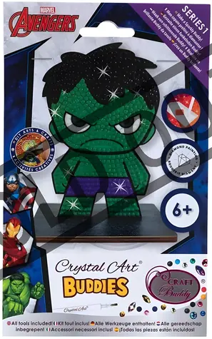 CRYSTAL ART Hulk-Figur / Diamantmalerei