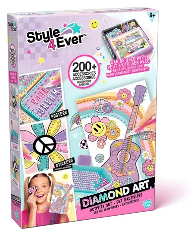 STYLE4EVER Diamantmalerei - Nachfüllpackung / über 2500 Steine / ab 6 Jahren