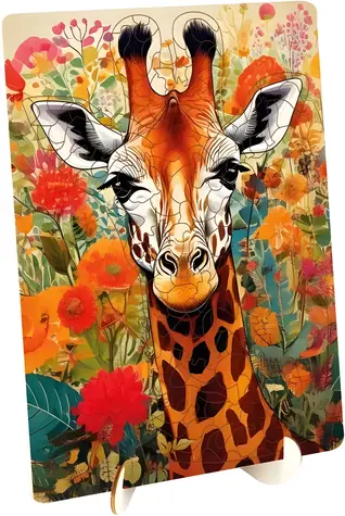 MOXY Giraffen-Umrisspuzzle / 125 Teile