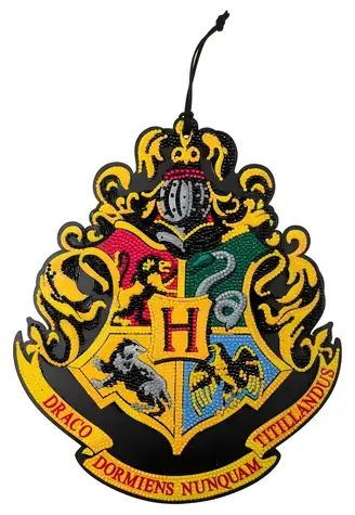 CRYSTAL ART Diamantmalerei Hogwarts / 25x29 cm