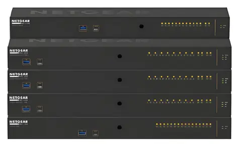 Netgear GSM4212UX-100EUS schwarz / Switch / Managed / PoE / 12x Gigabit / Portaggregation
