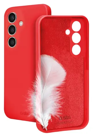 SBS Instinct Hülle für Samsung Galaxy A36/A56, rot / Schutzhülle