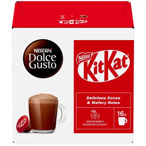 NESCAFÉ Dolce GUSTO KitKat / Kakaogetränk in Kapseln / 16 Stück