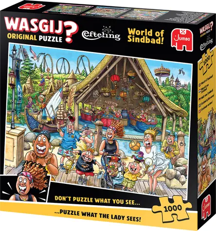 Jumbo-Puzzle WASGIJ Original Efteling: Sindbads Welt! / 1000 Teile / ab 15 Jahren