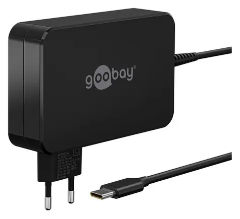 Goobay schwarz / Laptop-Netzteil / 90 W / USB-C