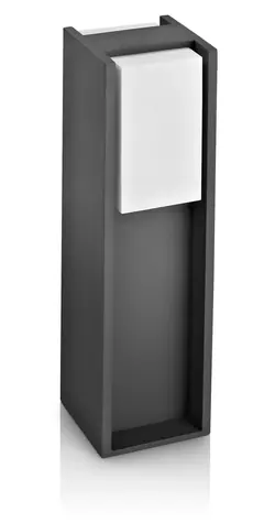Philips Bridge 42W anthrazit / Außenpfostenleuchte / E27 / 40,2 cm / IP44